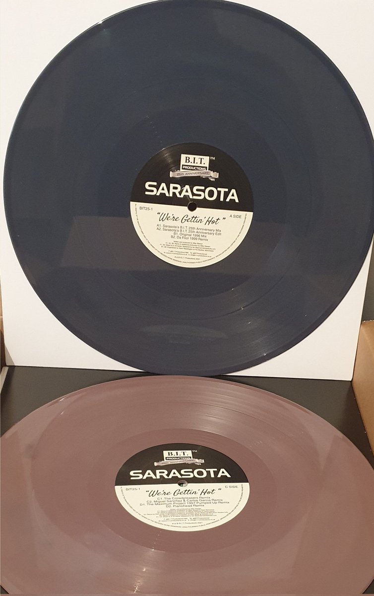 BITProductions2's tweet photo. Stock has finally arrived for:
Sarasota "We're Gettin' Hot" BIT25-1, Discs 1 &amp; 2 🎹🙌😁. 
To order, use PayPal links:

Disc 1 ONLY £25 Inc P&amp;P:
https://t.co/DLhC1tdIaZ

Disc 2 ONLY £25 Inc P&amp;P:
https://t.co/ZeEjZ88EoH

Disc 1 &amp; Disc 2 TOGETHER £40 Inc P&amp;P
https://t.co/l7kOu1Wvqu https://t.co/PaUQR6P1Kr