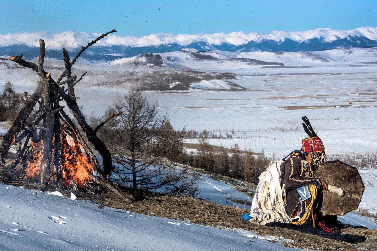 mongolianways's tweet photo. Travel to the snowy taiga of Northern Mongolia. Meet with powerful shamans, have conversations to shed some light on the secrets of Shamanism, the role of Shaman in society, and the way the Shaman interacts with other worlds.

#Mongolia #Winter #Travel  
#Shaman #Shamanism https://t.co/P5kmPfIuEr
