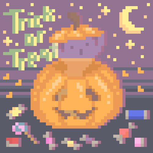 kleptoyade's tweet photo. *:.｡ #autumber ｡.:*

｡.:* Day 31 ～ Halloween *:.｡
    ｡.:* ハロウィン *:.｡

#ドット絵 #pixelart https://t.co/4oUIs3m4vK