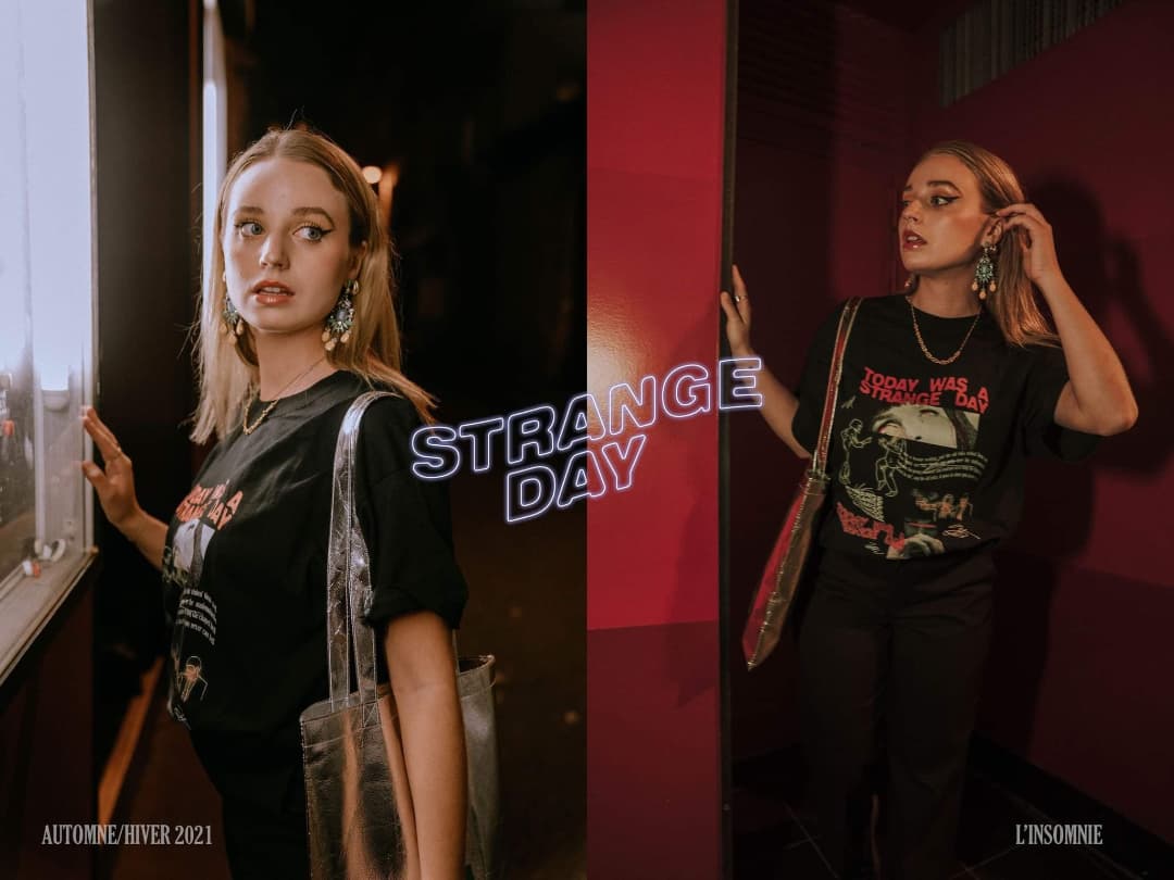 strangedayshop's tweet photo. Premier extrait de la collection "L'Insomnie" !
C'est un hommage à Quentin Tarantino, une de mes inspirations principales dans la création. Vous kiffez ?
Dispo le 5 novembre ! 
📷 : @AlexandrineSnd (la best, faut le savoir) https://t.co/XWpL64XuaK