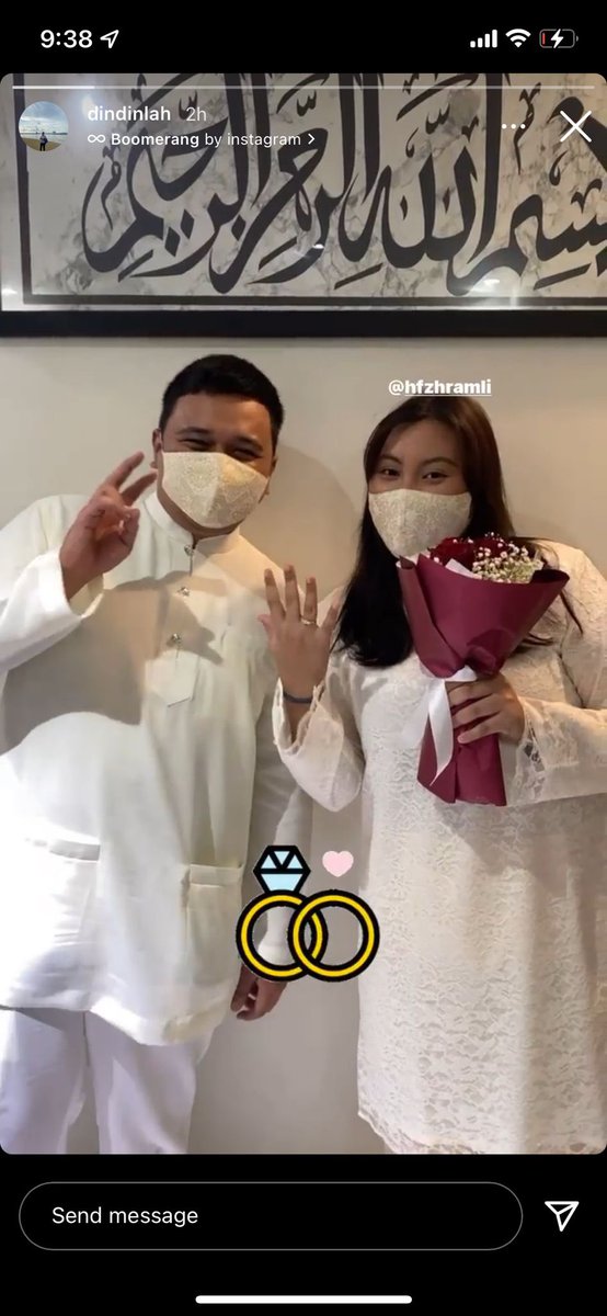 dindinlah's tweet image. Engaged 😍