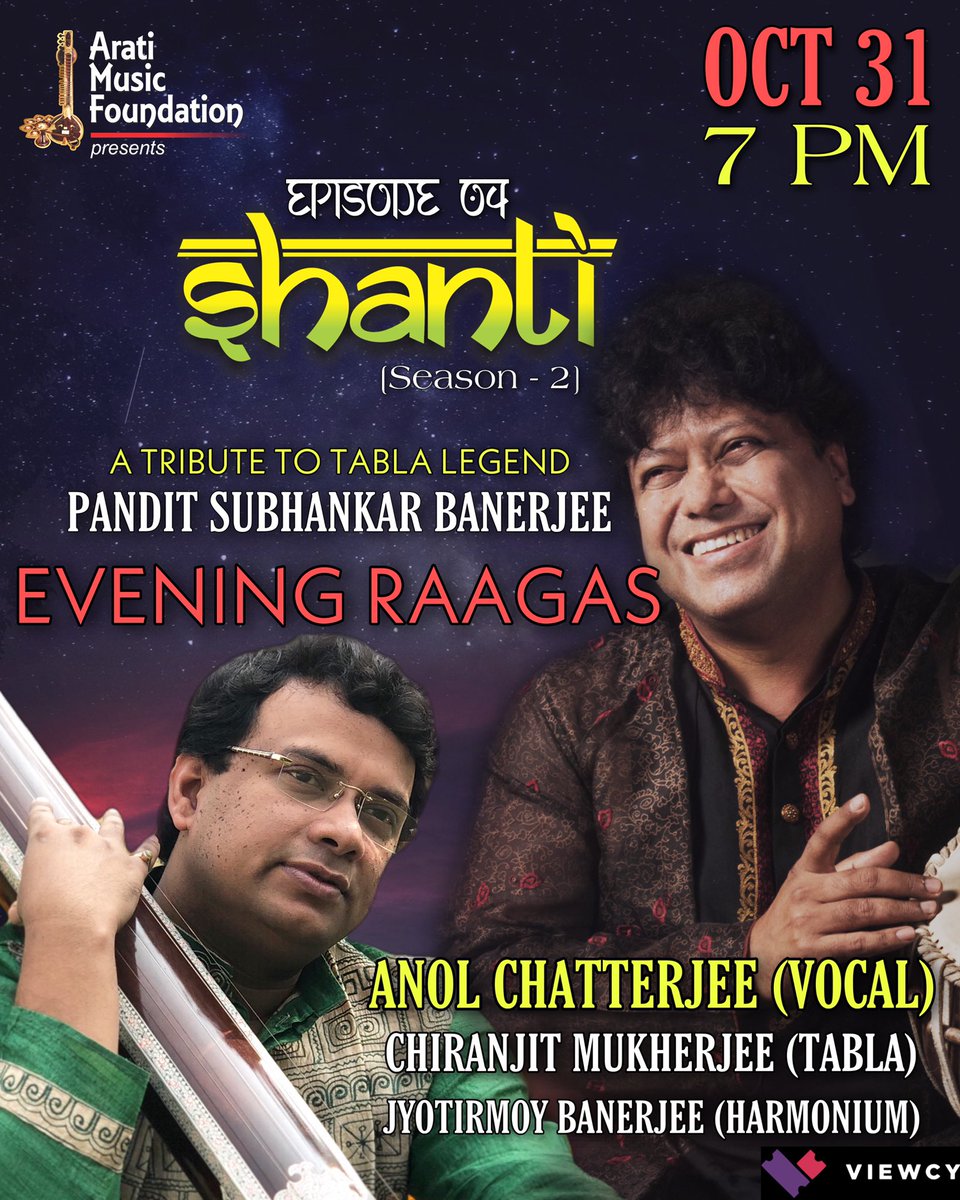 mad4raaga's tweet photo. Today at 7pm. Tribute to a legend. Organised by Arati Music Foundation.@das_kalyanjit 

https://t.co/m3b2LlSnZS It’s a free concert. Donations welcome as well. https://t.co/dfMfzopemY