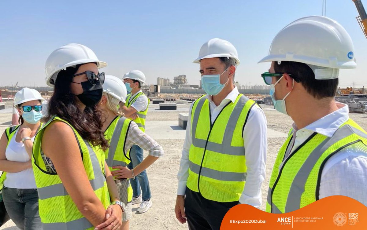 ANCEgiovani's tweet photo. Questa mattina abbiamo visitato il cantiere #wastetoenergyplant di @besixmiddleeast. È il primo progetto di questo genere in Medio Oriente, e dal 2024 trasformerà quasi 2 milioni di tonnellate di rifiuti l’anno in energia elettrica #sostenibile. #expo2020dubai #ancegiovanivisita https://t.co/sjmwuGo3ao