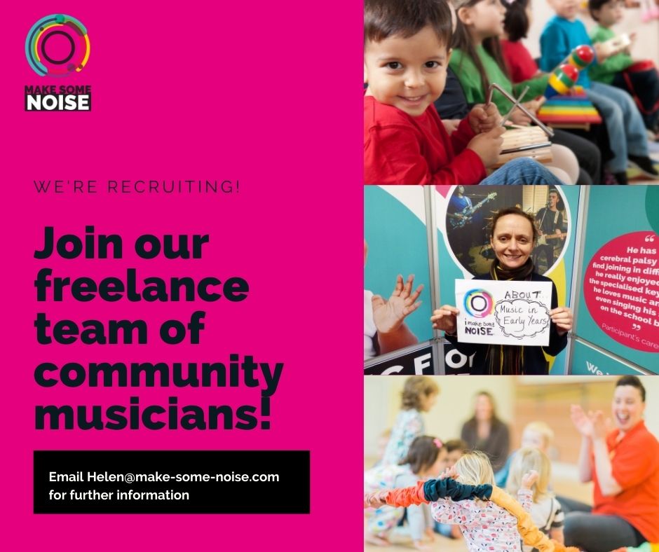 📣 We are running an interactive #recruitment afternoon on 3rd Nov 2021 in #Stafford. If you would like to join our team of highly experienced #earlyyears #freelance community #musicians who deliver music workshops for babies &amp; toddlers - email Helen@make-some-noise.com for info