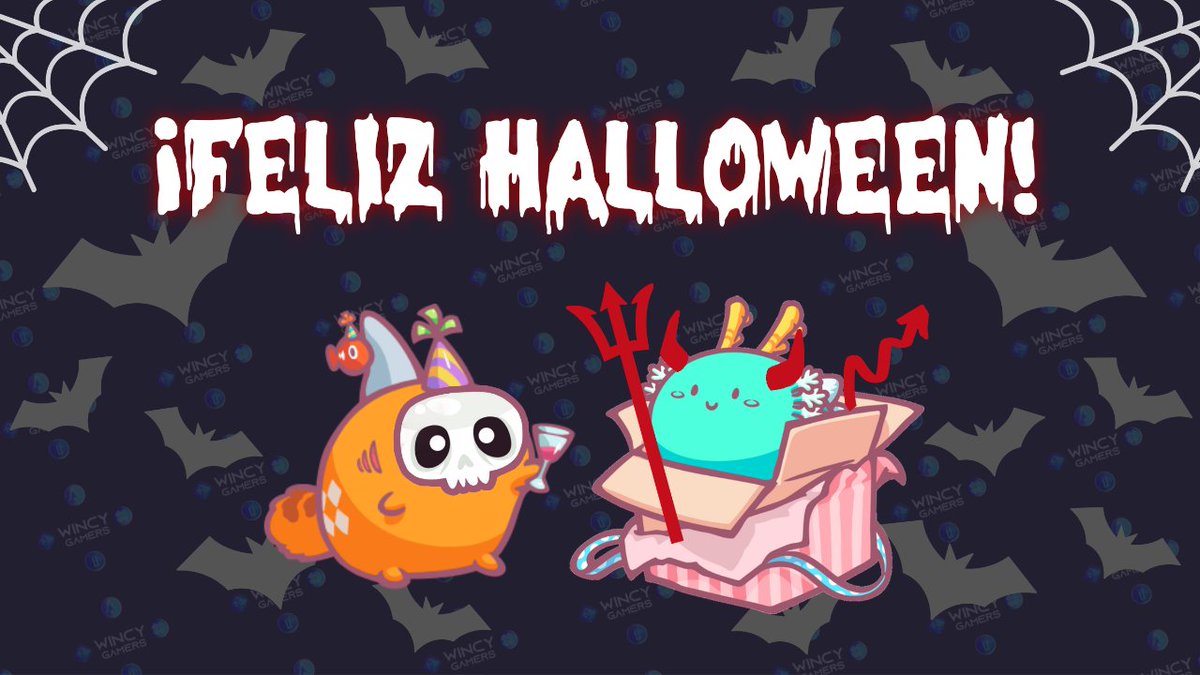 WincyGamers's tweet photo. 👻🎃 FELIZ #HALLOWEEN 🎃👻

¿Qué planes tenéis para hoy? ¿Tenéis pensado disfrazaros de #Axie? ¿De #Ustur de @staratlas? ¿De una plantita de #PVU?

Cuéntanoslo en los comentarios! #Hallowincy https://t.co/1W14pdZbEb