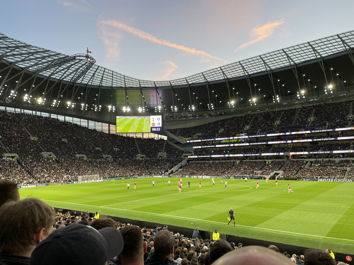 NigelAppleton's tweet photo. Finally made it @SirBrighty #THFCvMUFC #3-0 https://t.co/cJ9126Zhx8