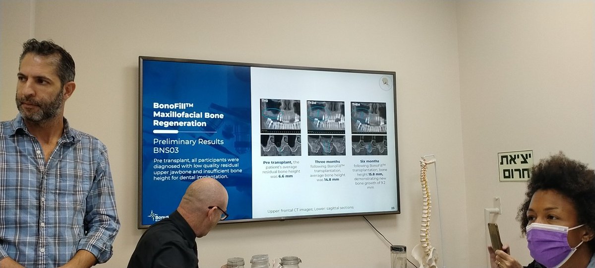 KKLdeFrance's tweet photo. En visite à #Haifa en #Israel de la société #BonusBiogroup, société de biotechnologie qui vient de trouver un traitement expérimental, #MesenCure contre les formes graves de la #COVID19 et travaille sur le traitement #BonoFill pour la régénération des os du corps humain. https://t.co/4AgraqEDDm