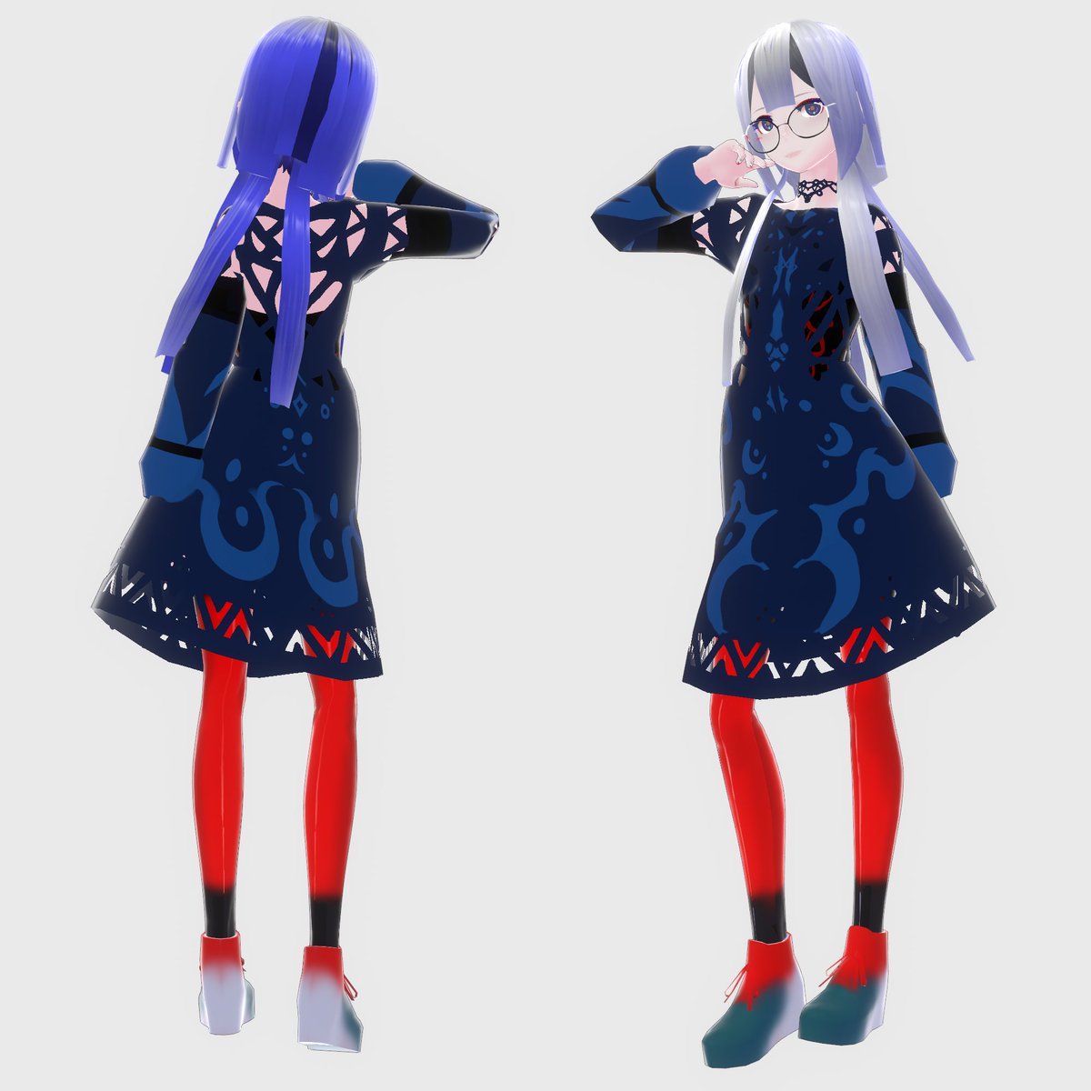 「vroid 正式版出たんで、早速アバター作ってみた。VRchat参戦したいね。我」|PALOW. − 𝗦𝗦𝗦のイラスト
