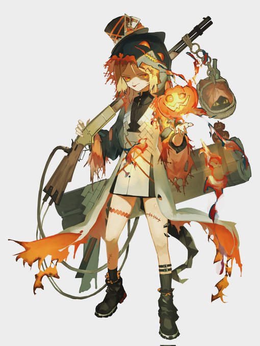 ハロウィンイフリータ🎃🎃

#アークナイツ 