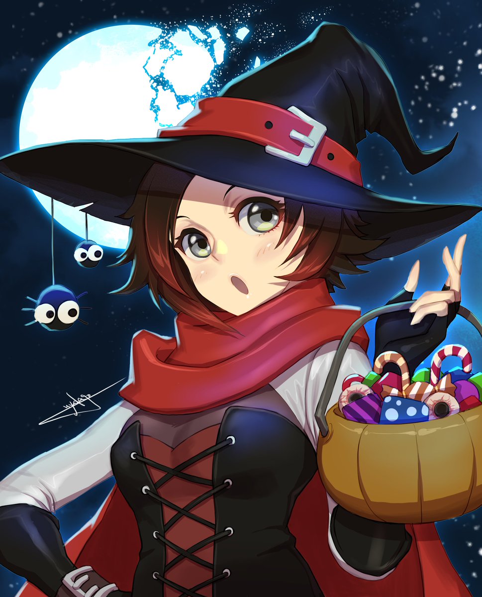 Happy Halloween! I'm a little late, right? youtu.be/BuRCrjG0mxM #RWBY #RubyRose #Halloween