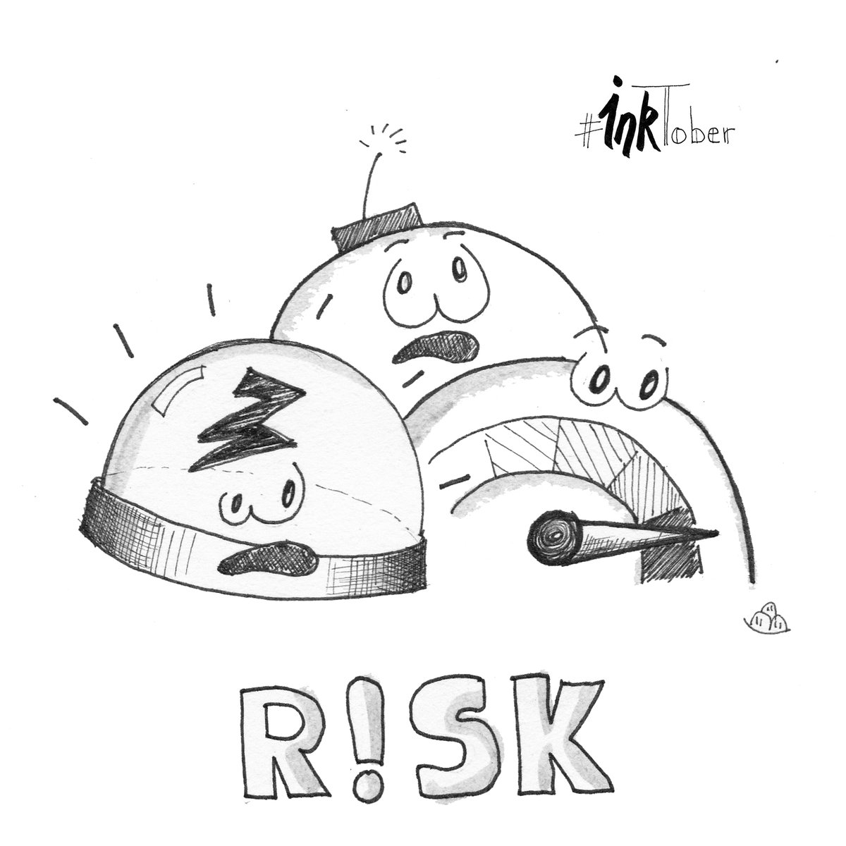 3caboches's tweet photo. 🅸🅽🅺🆃🅾🅱🅴🆁 2021
JOUR 31 : "RISK" (Risque) version 𝟯𝗰𝗮𝗯𝗼𝗰𝗵𝗲𝘀
#3caboches #inktober2021 https://t.co/cK9p7x6Pw0