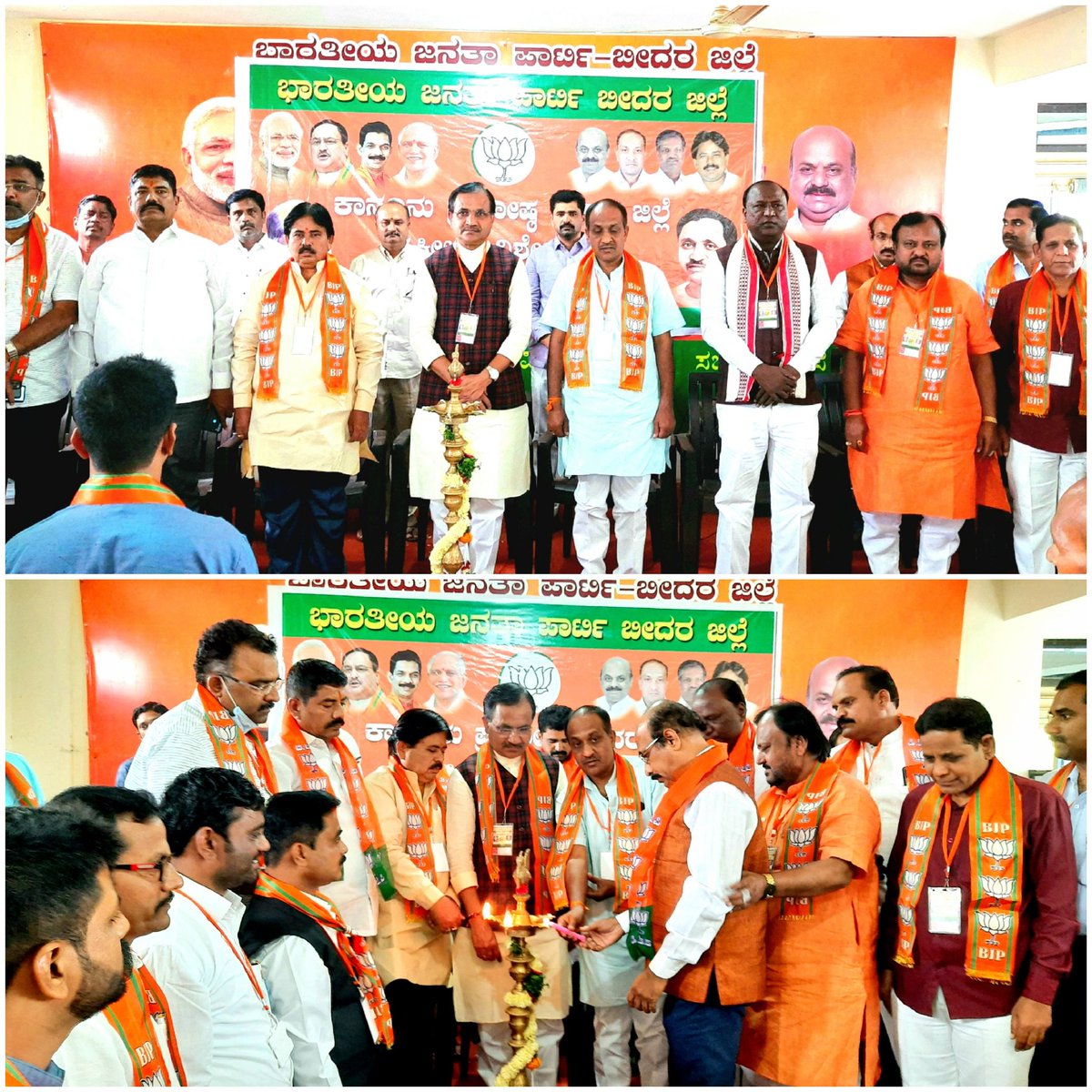 SMHBJP's tweet photo. *ಭಾರತೀಯ ಜನತಾ ಪಾರ್ಟಿ ಬೀದರ ಜಿಲ್ಲೆ.*

ಜಿಲ್ಲಾ ಕಾನೂನು ಪ್ರಕೋಷ್ಠದ ವತಿಯಿಂದ ವಕೀಲರ ವಿಶೇಷ ಸಭೆ ಹಮ್ಮಿಕೊಳ್ಳಲಾಯಿತು. https://t.co/sqoPnc8aBx