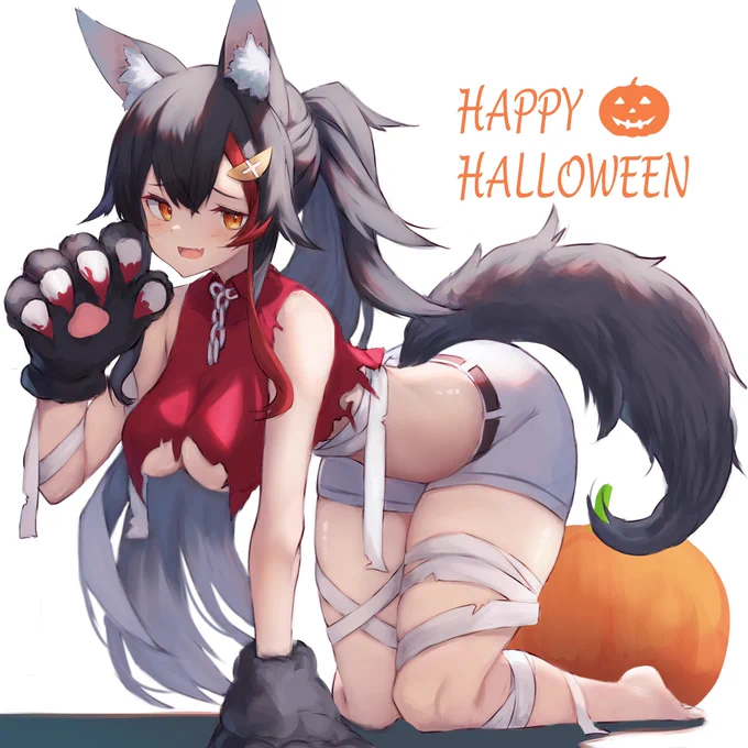 #みおーん絵
ガオー🎃 