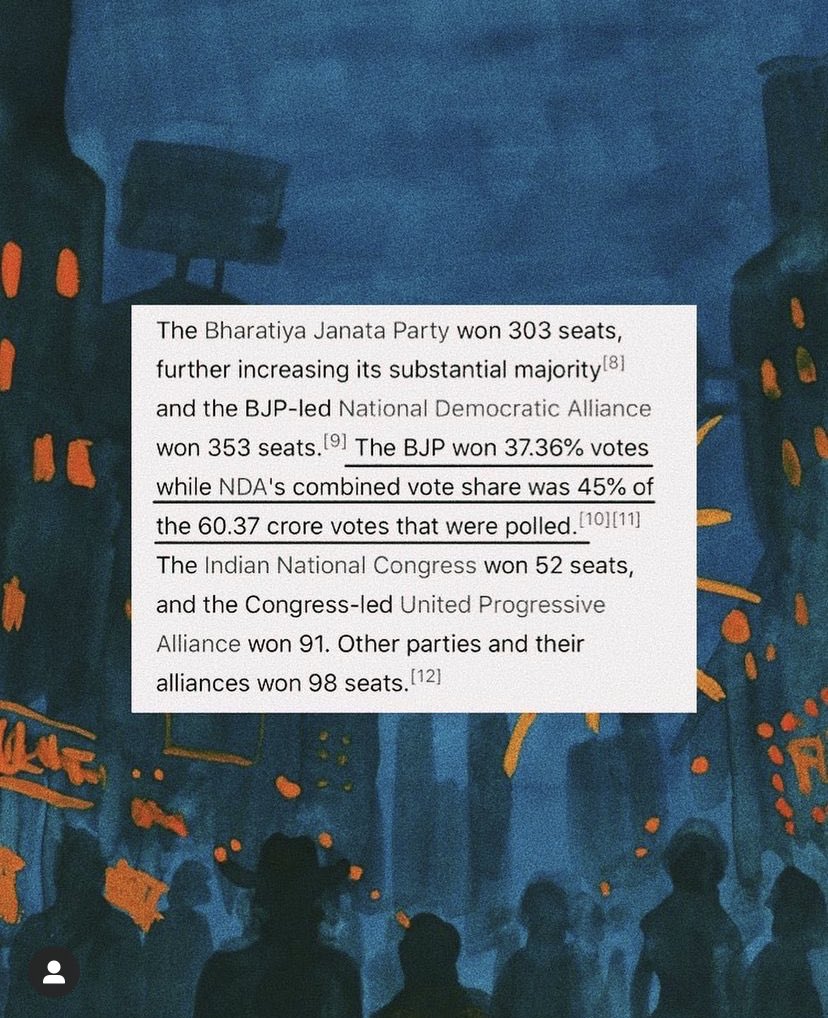 angrybrowngal's tweet photo. no one’s ever powerful enough to mistreat the masses in a democracy and get away with it
-(illustration by julia ling kelleher)
.
.
#fascism #democracydiesindarkness #democracyisdead #modia #getwellsoonmodia #withkashmir #solidaritywithjnu #indiaagainstcaa #FarmersProtest https://t.co/J8vs9vgp1O