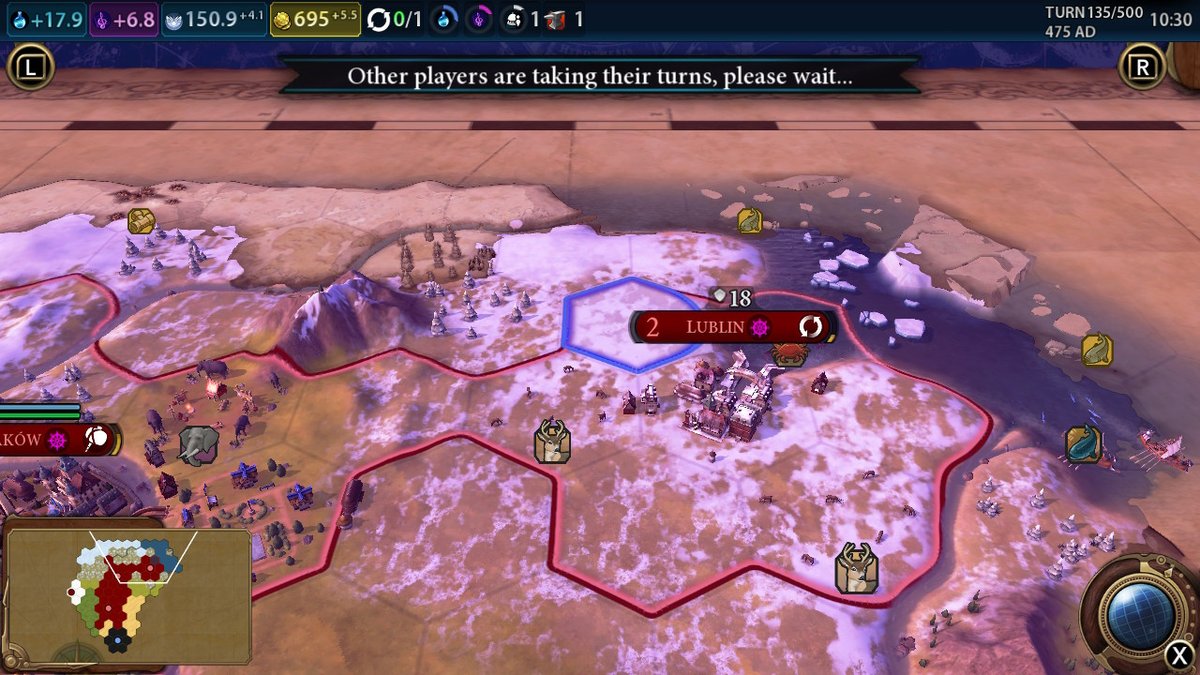 PatoTomczyk's tweet image. Co tam dziś u was? Bo u mnie Lublin ma dostęp do morza? :D #CivilizationV #NintendoSwitch