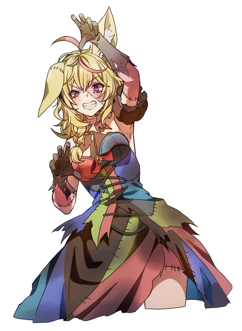 せっかくなので個別も #ねぽらぼハロウィン #ねねアルバム #LamyArt  #絵まる #ししらーと 