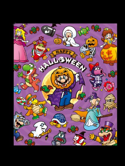 TeoSim4's tweet image. Here, have this poster (I guess) thats been posted by Nintendo in the switch's news. I merged two screenshots together and then used a background remover, hope you like it #SuperMario #Halloween #Nintendo