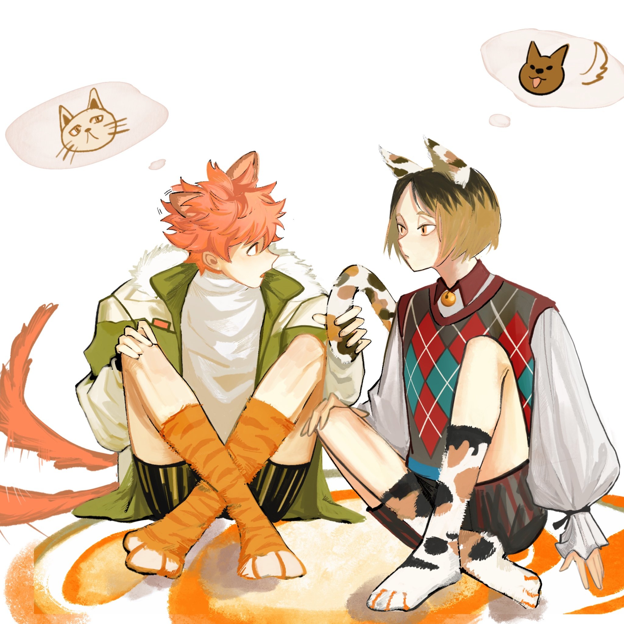 Nakisuna Happy Halloween 汪酱和喵喵 ハイキュー Kenmakozume 孤爪研磨 日向翔陽 Shoyohinata T Co D6x2fwxmzw Twitter