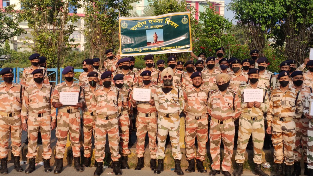 ITBP_official's tweet image. #NationalUnityDay2021 observed by SHQ ITBP Patna.
#RashtriyaEktaDivas