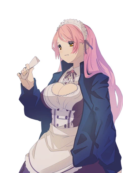 働いているだけなんだけど、外出たらハロウィン感出ちゃってる事に気付いたメイドさん #愛美術館 
