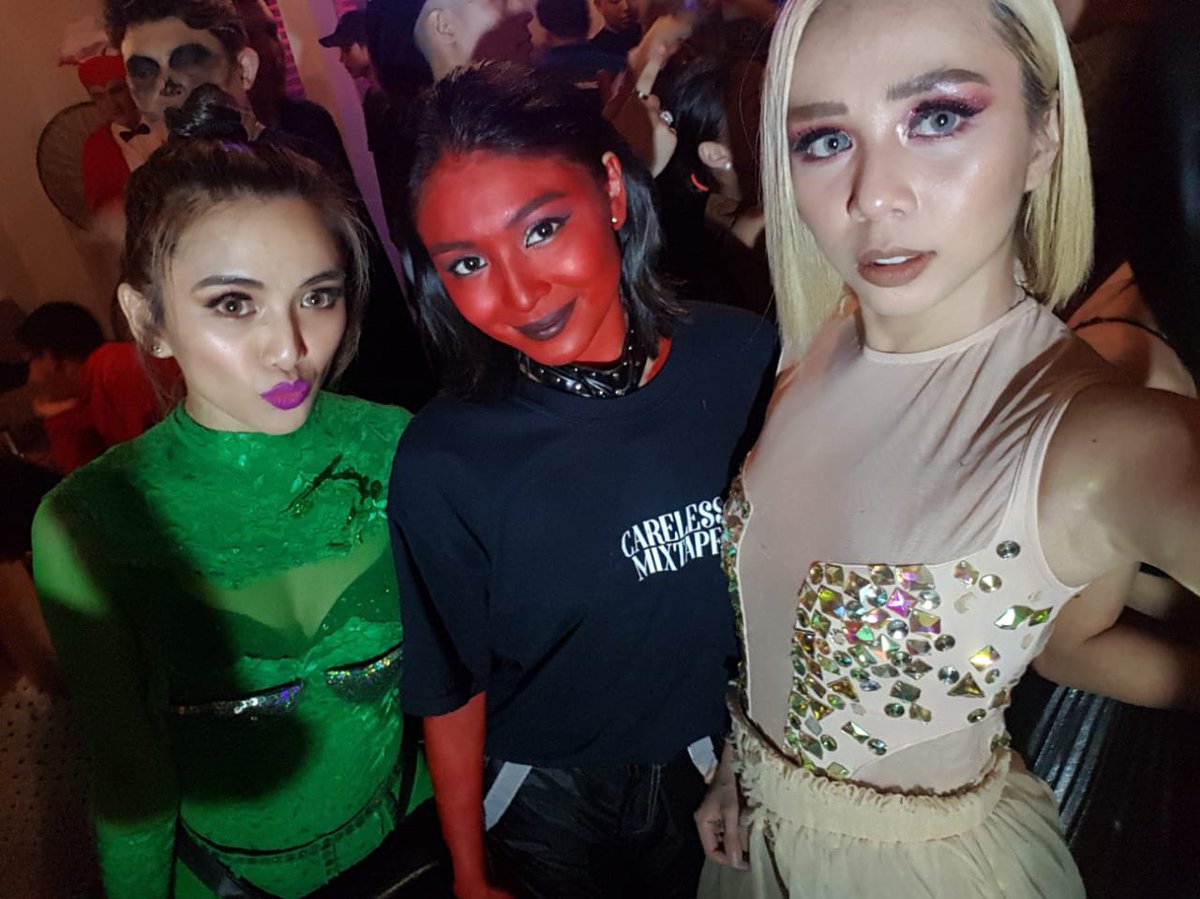 GFORCE_Grace's tweet photo. Happy Birthday Nads @hello_nadine and missing this Halloween Party 👻🎃❤️ #Nadine28thBirthday #NadineLustre @tellemjaye https://t.co/HrMxMnL916