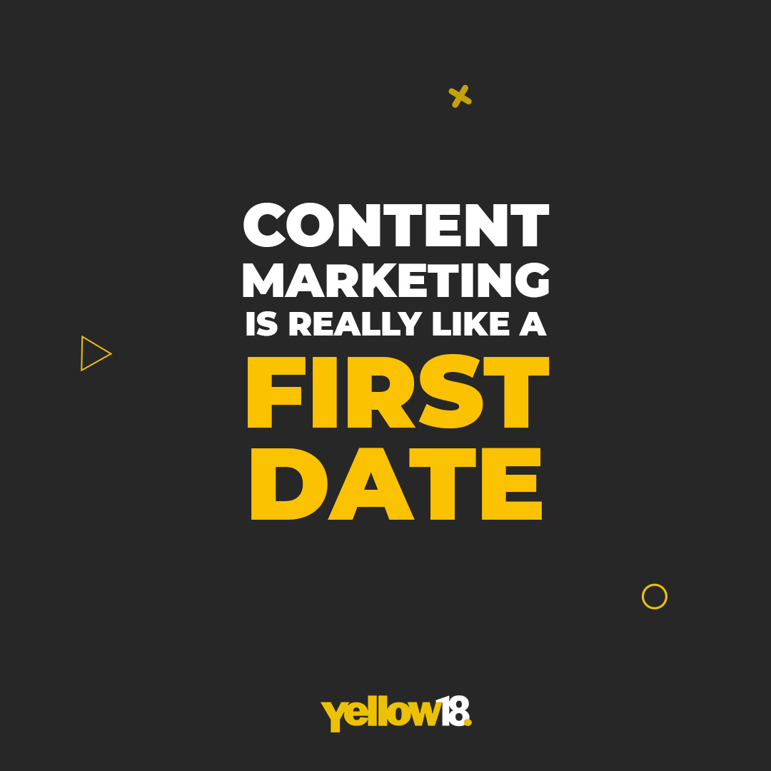 yellow18me's tweet photo. “Content marketing is really like a first date. If all you do is talk about yourself, there won’t be a second date.” – David Beebe, Founder &amp; CEO, Storified Hospitality Group
.
@davidbeebe
.
#Yellow18 #Dubai #MyDubai #instagramtips101  #startuptips #contentmarketing https://t.co/MTC1PQgdVJ