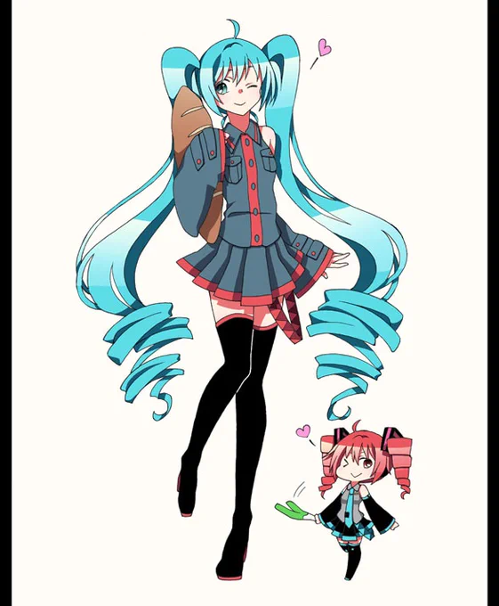 59日目
初音ミクで重音テト/イラスト 