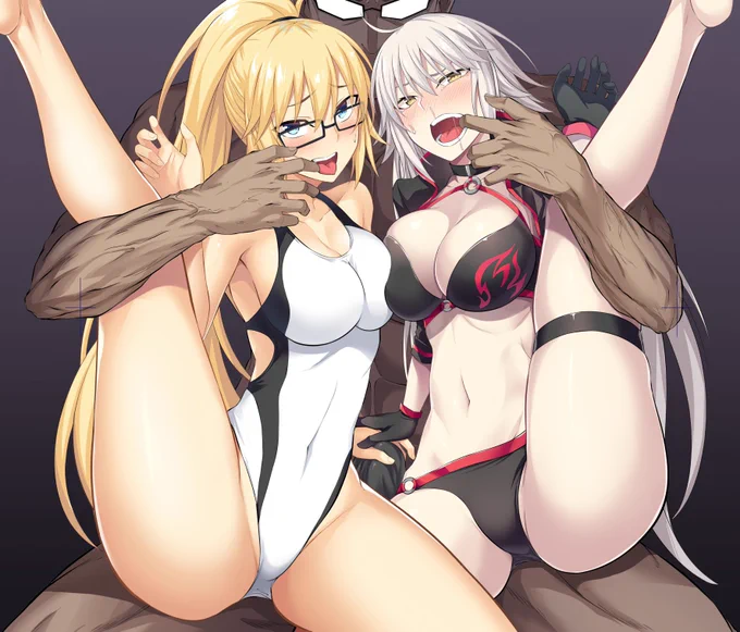 水着ジャンヌ引けなかったのでおしおき💢💢 