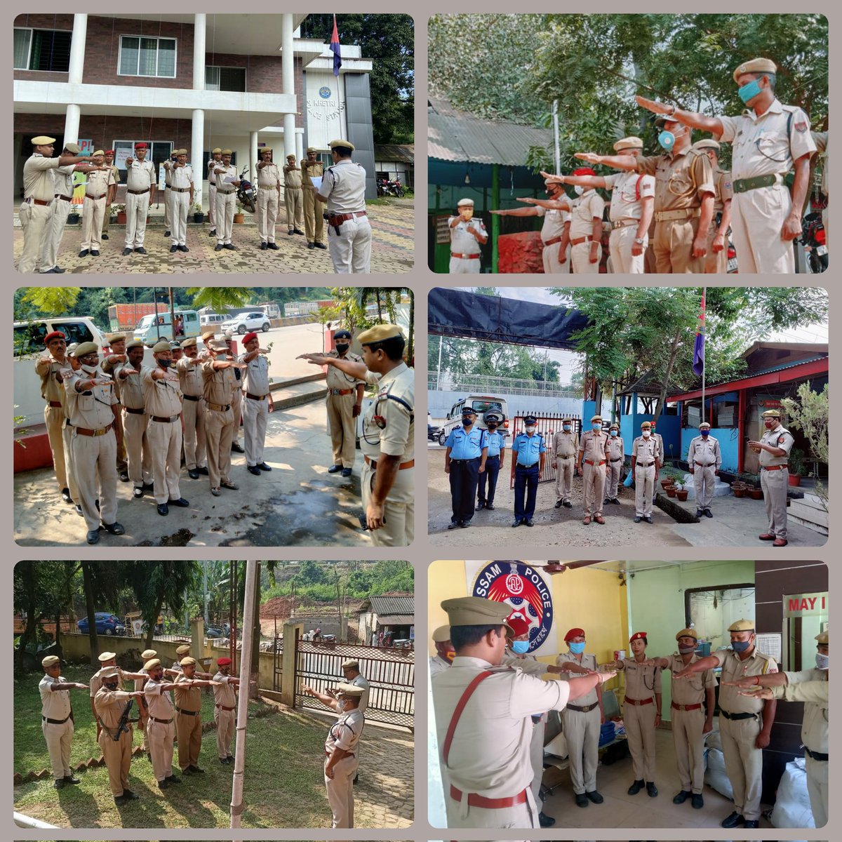 GuwahatiPol's tweet image. On the occasion of #RashtriyaEktaDiwas today, Personnel of the Guwahati Police took solemn pledge to preserve the unity &amp;amp; integrity of our great country. 

@assampolice
#NationalUnityDay2021
#SardarVallabhbhaiPateljayanti
