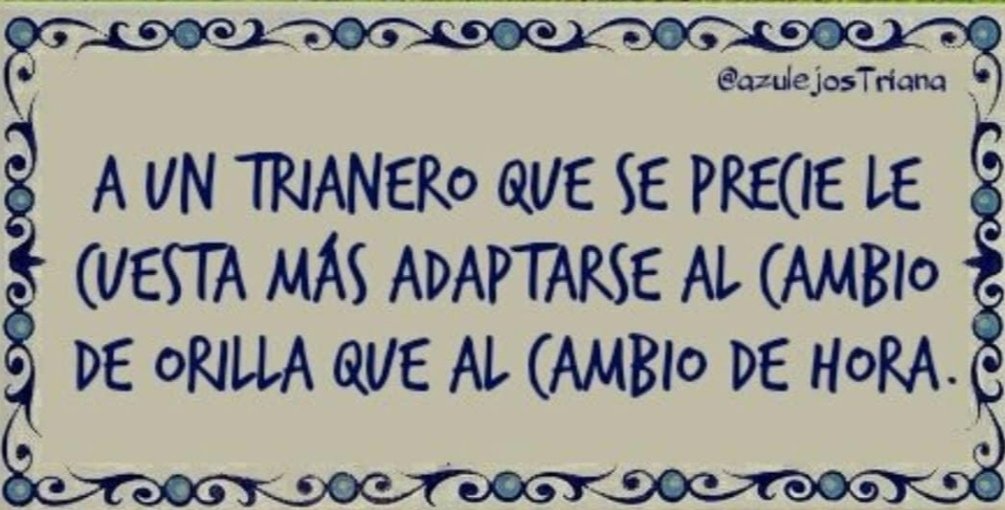 AlbaTriana13's tweet photo. Siempre seré Trianera ⚓⚓⚓⚓ https://t.co/s4u9qsKUtn