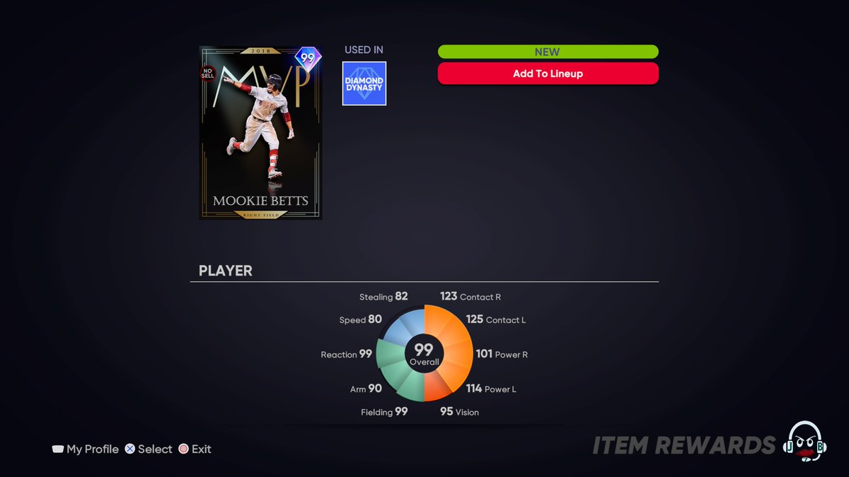 JBeisbol7TTV's tweet photo. Ladies & gentleman we gottem!! Mookie Monster joins thesquad! #PS5Share, #MLBTheShow21 #SupportSmallStreamers #Gamer #Baseball #BayAreaStreamer #Twitch #StreamCaster #DiamondDynasty #SupportSmallStreams #Postseason https://t.co/bqlBDhHqxa
