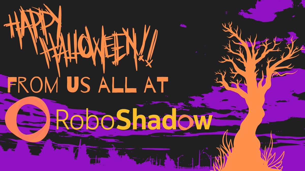 Robo_Shadow's tweet image. Happy #Halloween from everyone at #Roboshadow! 🎃
