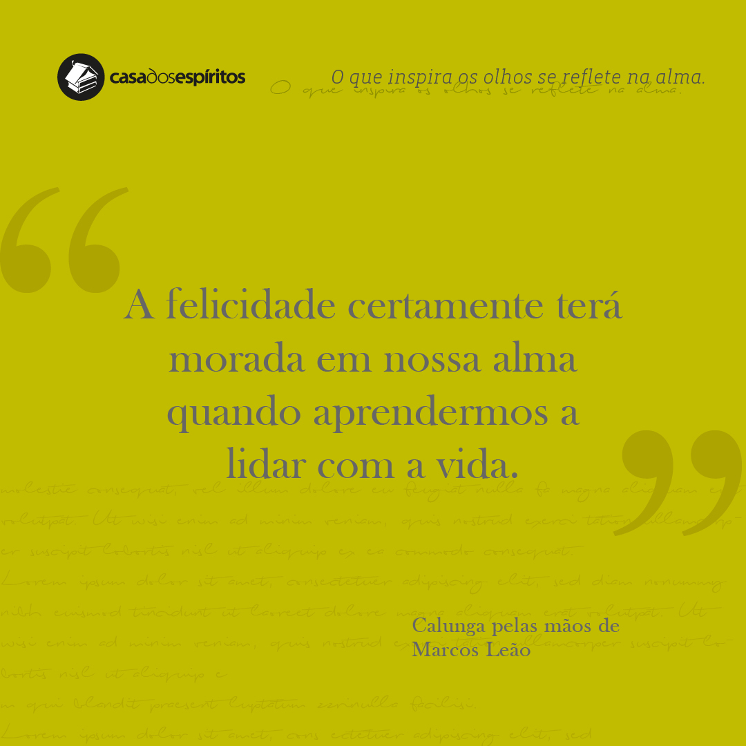 casaespiritos's tweet photo. “A felicidade certamente terá morada em nossa alma quando aprendermos a lidar com a vida.” 
Calunga pelas mãos de Marcos Leão https://t.co/X1a2MfrMcd