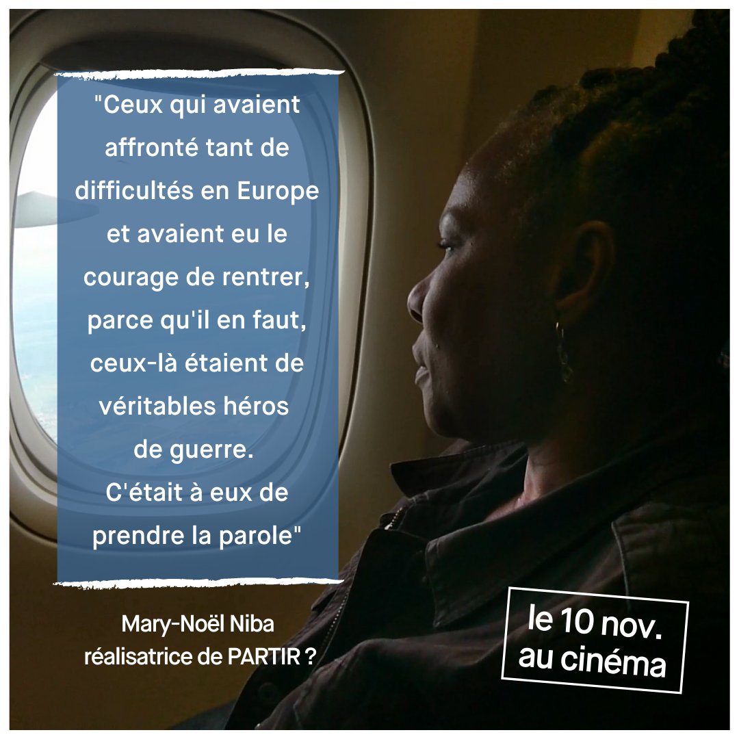 PARTIR_LE_FILM's tweet photo. Avec son film 𝗣𝗮𝗿𝘁𝗶𝗿 ? la réalisatrice Mary-Noël Niba donne la parole aux https://t.co/6c2uRRUkcz dont on ne parle jamais ✊🏿✊🏾

A découvrir dès le 𝟭𝟬 𝗻𝗼𝘃𝗲𝗺𝗯𝗿𝗲 dans votre cinéma 🎥

cc @MaryNiba @DACP_ @lascary_dacp @Lahoucine #DRHDistributionfilms @ElussePhilippe https://t.co/tSaeyalzSv