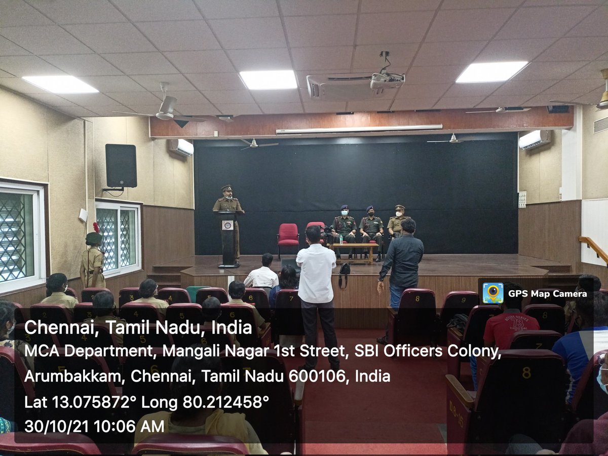 dgvnccinfantry's tweet photo. We had organised a seminar on "CAREER IN ARMED FORCES" On 30.10.2021 at our college campus.
The event was cherished by army recruitment officer, Col Gaurav Sethi. And the guest of honor was Lt Col P. Suresh. This was initiated by Lt.Dr. P. Arularsan.
#DGNCC #js2021 #IndianArmy https://t.co/6pKwDxloSg