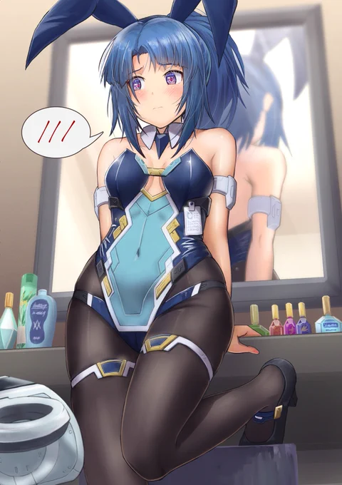 バニー服ばかり #今月描いた絵を晒そう 