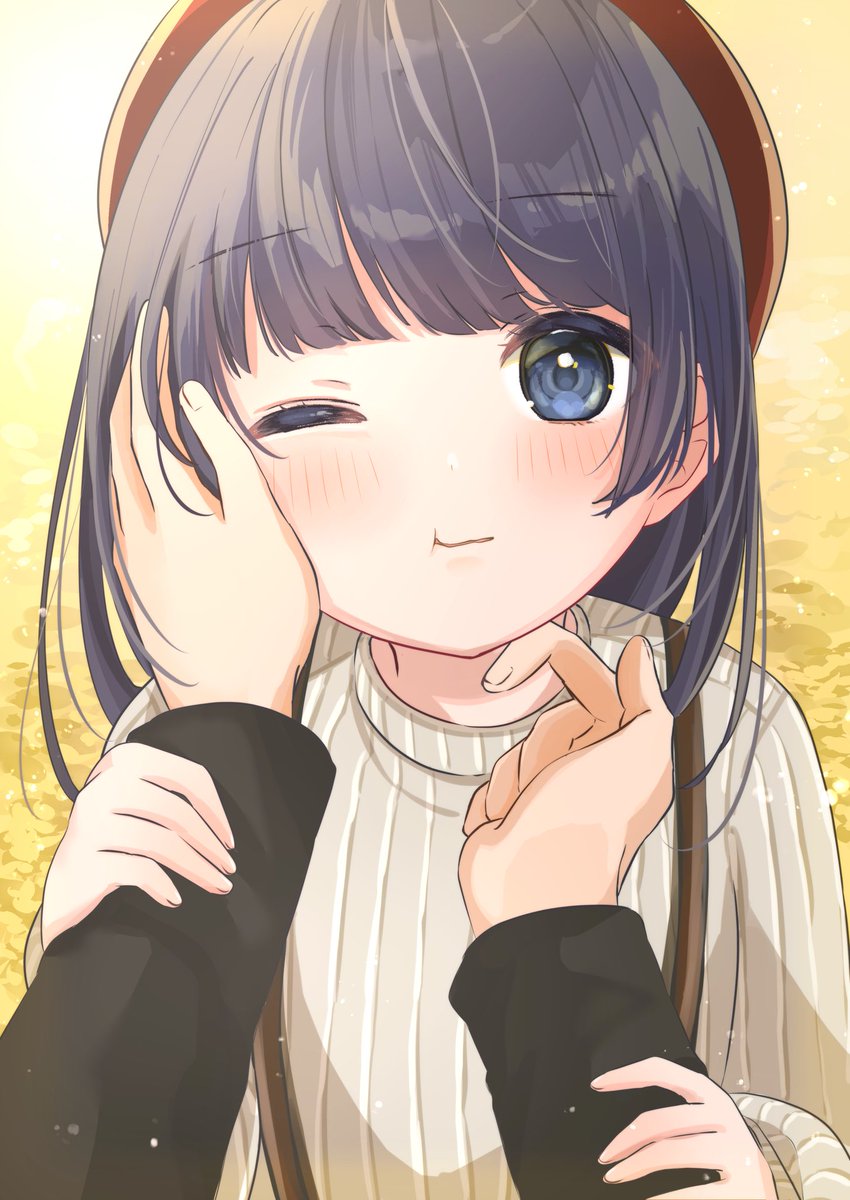 ほっぺもちもち彼女 ぶんたそんのイラスト