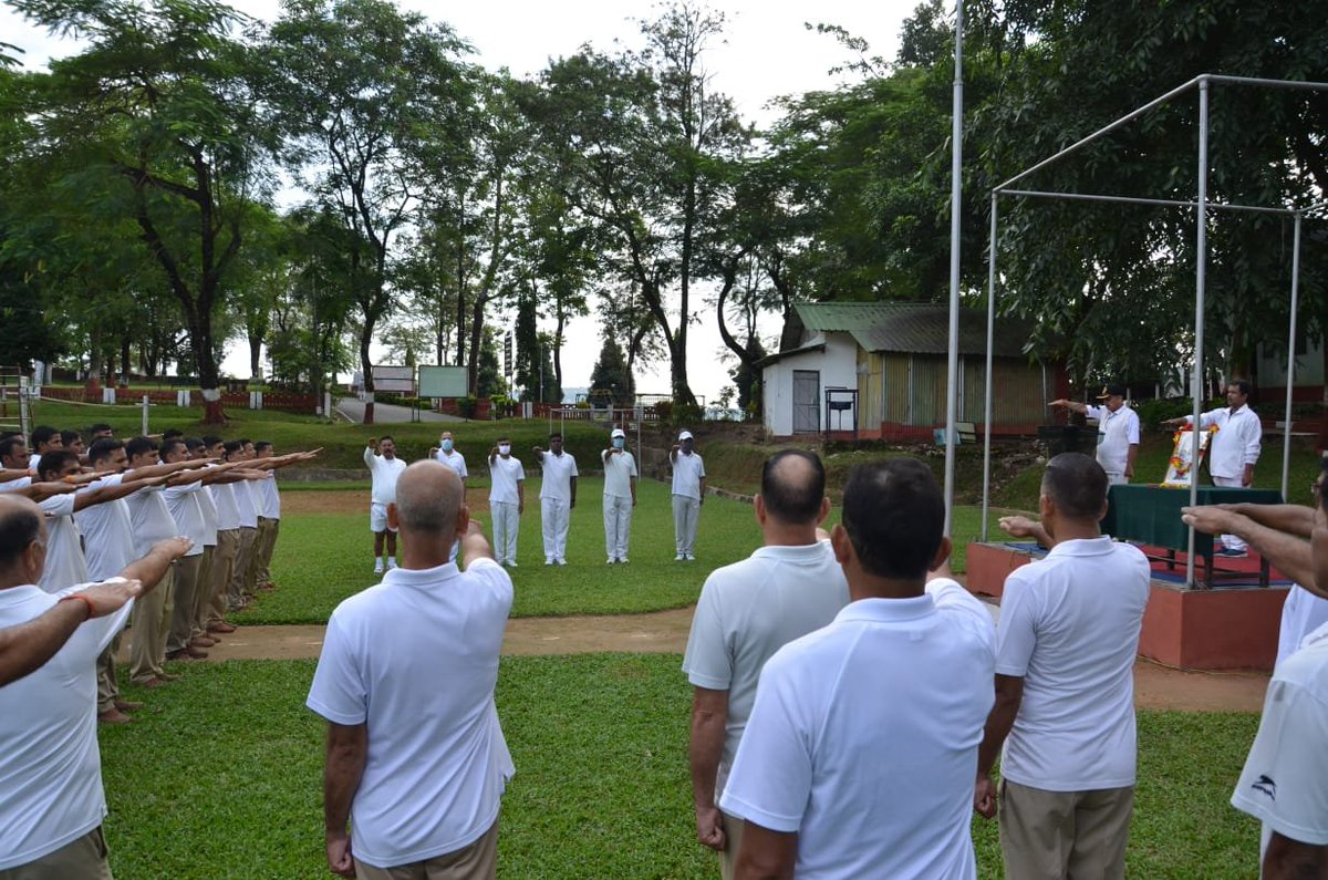 ndtv's tweet image. #NationalUnityDay2021 observed by North East Frontier HQ in Itanagar, Arunachal Pradesh.
#RashtriyaEktaDivas 

(Images: @ITBP_official)