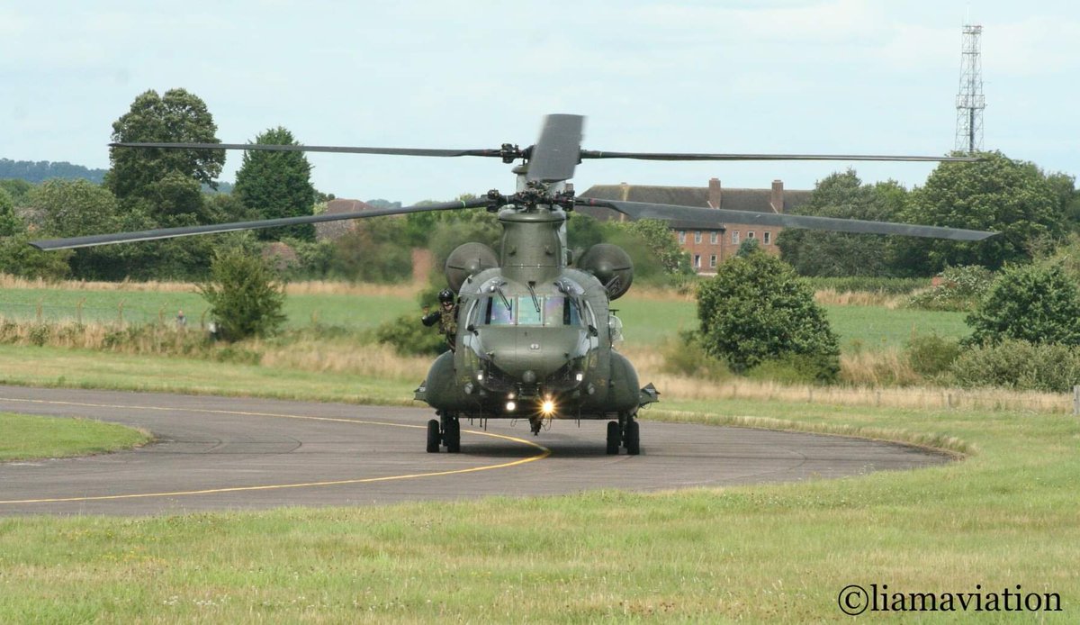 2021 <a href="/ChinookDisplay/">RAF Chinook Role Demonstration Team 2024</a> taxiing out of RAF Shawbury Families Day 2021

Callsign: SHF469
Serial: ZA680
Date: 12/08/2021