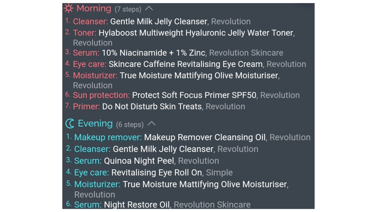 ZER0FXCKS's tweet photo. made a skincare routine 🤭 https://t.co/vQgybcArKJ
