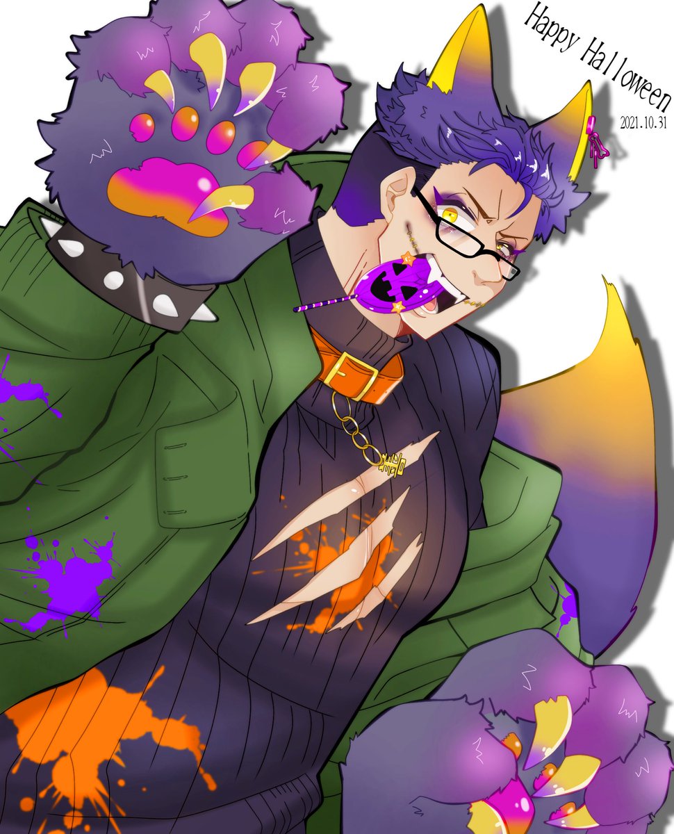 「絶対ちびっこにモテモテな善ちゃんハッピーハロウィン#善ちゃんこれ見て 」|帰ってきたルナトーンのイラスト