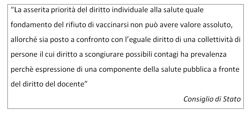 Cartabellotta's tweet photo. Il diritto alla #salute della collettività prevale sul diritto individuale a rifiutare il #vaccino
Consiglio di Stato respinge ricorso insegnanti contro #GreenpassObbligatorio https://t.co/AX5MGgQpFG