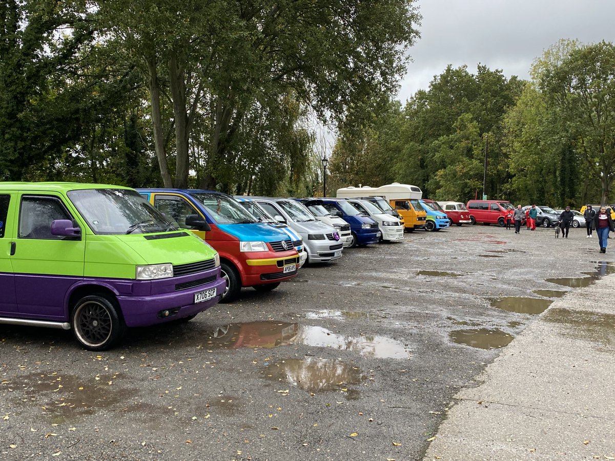 VW Camper Meet at the station today