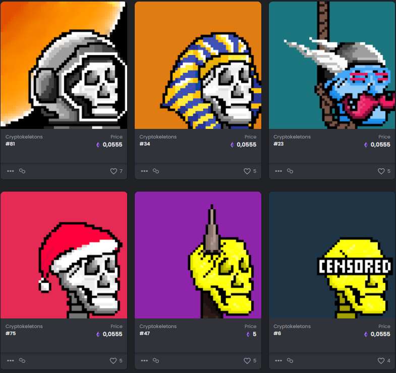 cryptokeletons's tweet photo. Let's check out the old ones :') 

#ドット絵 #pixelart #pixel #pixelartday #nft #nftcommunity #opensea #openseanft https://t.co/1NTiKJ0Qbr