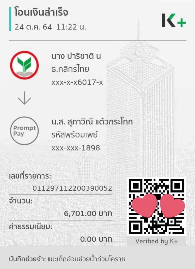 KoratForBbasjtr's tweet photo. วันนี้นำของทั้งหมดและนำเงินไปบริจาคให้กับมูลนิธิ ที่ช่วยเหลือน้ำท่วมที่โคราชค่ะ
ขอบคุณ #ครอบครัวของบาส แมะๆทุกคนเลย
ขอบคุณ @Ban_Bbasroom เป็นสื่อกลาง
ขอบคุณ @basjtr ที่เป็นที่รักสร้างมิตรภาพดีดี 
#บาสเด็กอ้วนที่แท้จริง
#แมะเด็กอ้วนช่วยน้ำท่วมโคราช https://t.co/O5gm9260V6