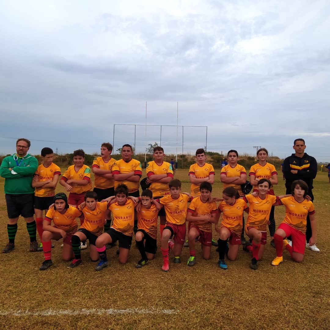 RugbyCCartagena's tweet photo. 2 victorias en el triangular que jugamos en Cartagena en categoría Sub-14. Formando equipo junto al @XVRugbyMurcia https://t.co/pvvX5kSfcu
