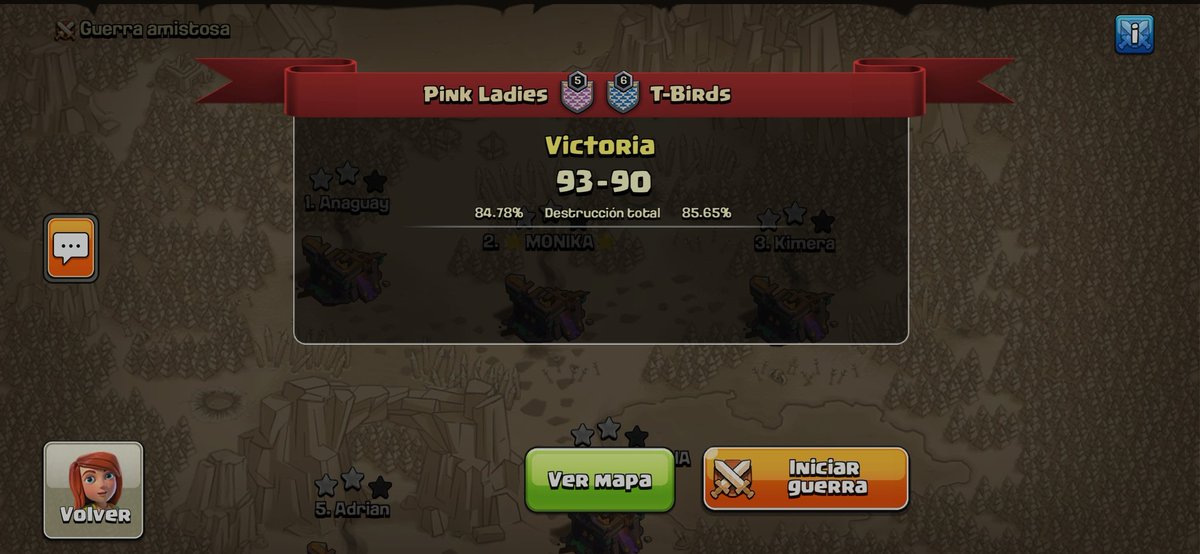 Pues a la chicas parecen manejar muy bien la Brujas 🖤

Muchas felicidades a las pinks ladies. 

#ClashOfClans