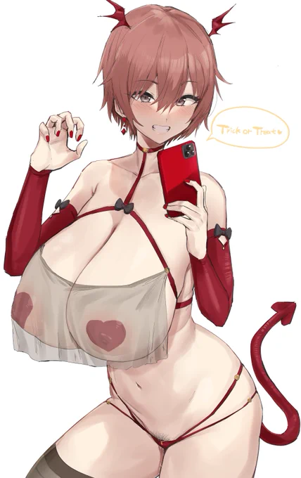 ハロウィンコス自撮りボーイッシュちゃん 