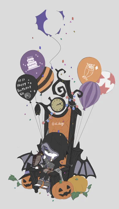 ハロウィン仕様のイスが欲しいから始まりどうにもならなくなってきたので投げる🎃🎂 