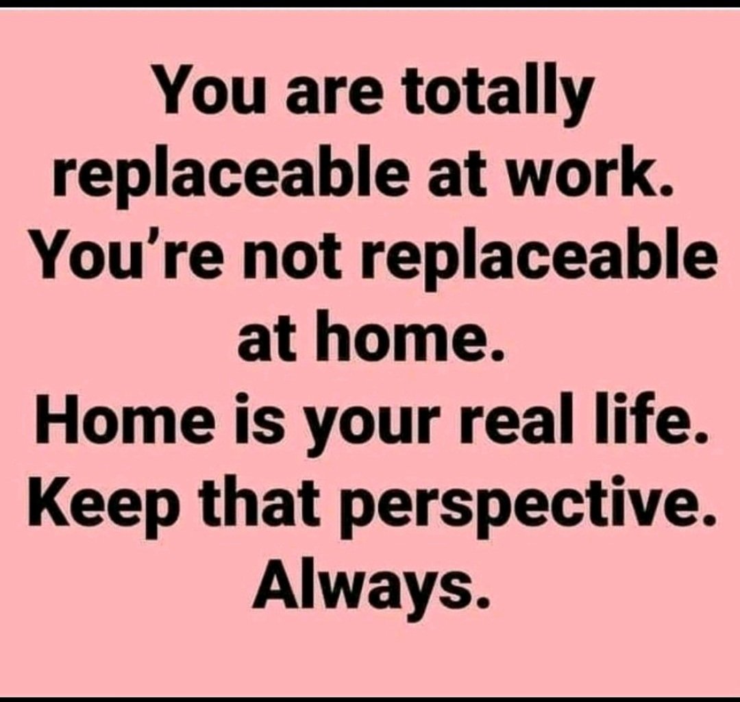 Sometimes we all need an occasional reminder of what's important #SundayThoughts